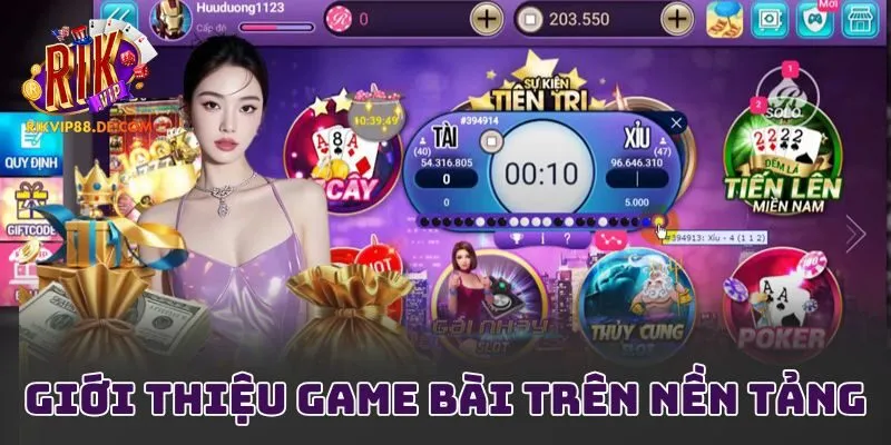 Giới thiệu game bài trên nền tảng