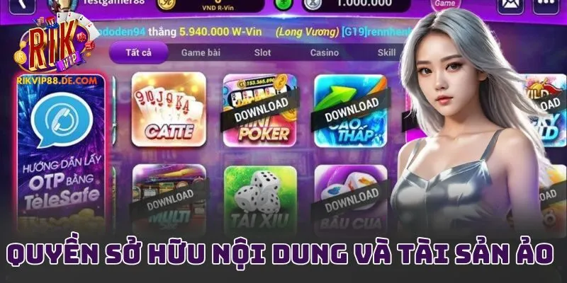 Quyền sở hữu nội dung và tài sản ảo